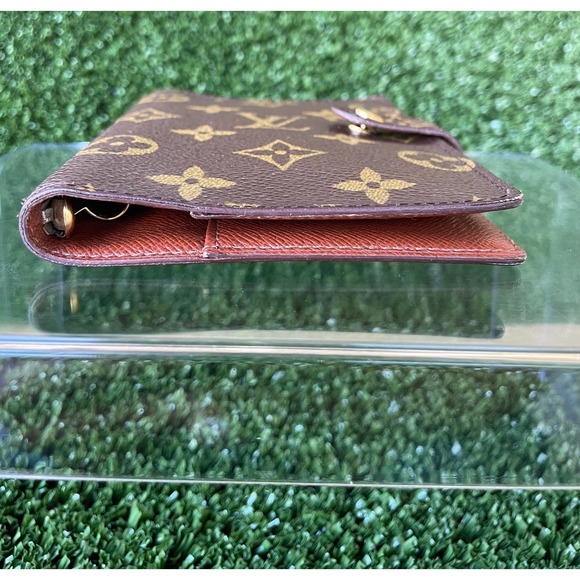 AUTHENTIC Louis Vuitton Monogram Canvas Small Ring Agenda Cover PM - Picture 4 of 11
